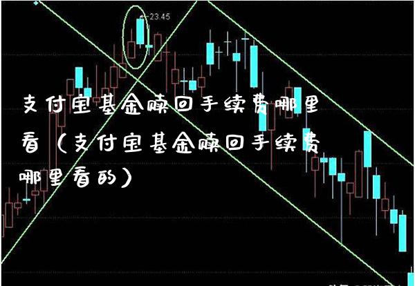 支付宝基金赎回手续费哪里看（支付宝基金赎回手续费哪里看的）_https://www.xmqjcw.com_基金理财_第1张