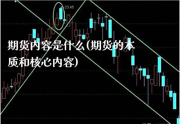期货内容是什么(期货的本质和核心内容)_https://www.xmqjcw.com_期货百科_第1张