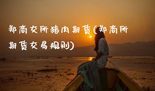 郑商交所猪肉期货(郑商所期货交易规则)_https://www.xmqjcw.com_期货投资_第1张