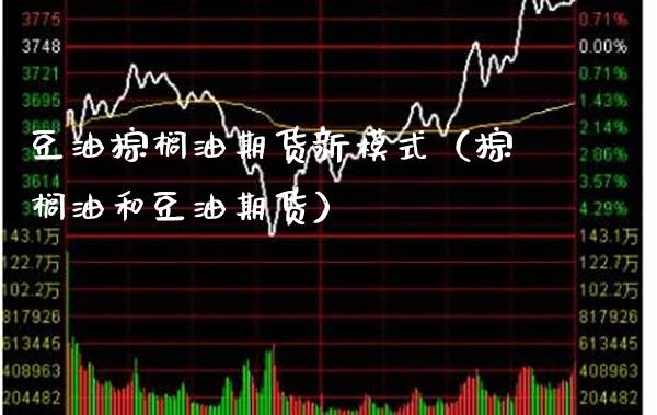豆油棕榈油期货新模式（棕榈油和豆油期货）_https://www.xmqjcw.com_期货直播室_第1张