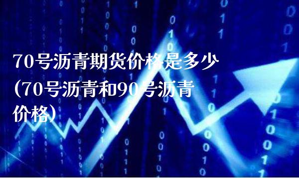 70号沥青期货价格是多少(70号沥青和90号沥青价格)_https://www.xmqjcw.com_期货直播室_第1张