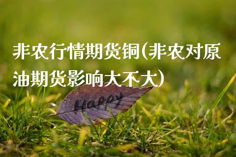 非农行情期货铜(非农对原油期货影响大不大)_https://www.xmqjcw.com_期货开户_第1张