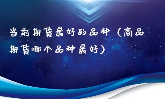当前期货最好的品种（商品期货哪个品种最好）_https://www.xmqjcw.com_期货投资_第1张
