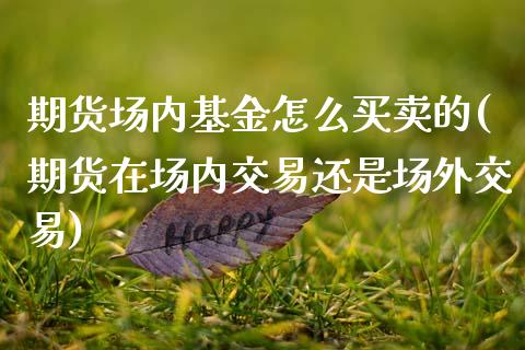 期货场内基金怎么买卖的(期货在场内交易还是场外交易)_https://www.xmqjcw.com_期货投资_第1张