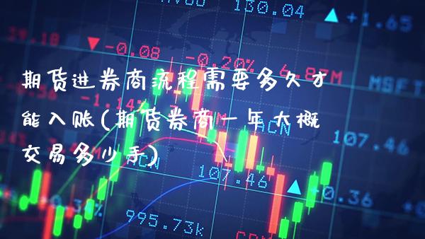 期货进券商流程需要多久才能入账(期货券商一年大概交易多少手)_https://www.xmqjcw.com_基金理财_第1张