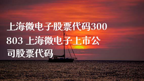 上海微电子股票代码300803 上海微电子上市公司股票代码_https://www.xmqjcw.com_股票投资_第1张