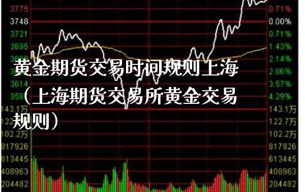 黄金期货交易时间规则上海（上海期货交易所黄金交易规则）_https://www.xmqjcw.com_期货行情_第1张