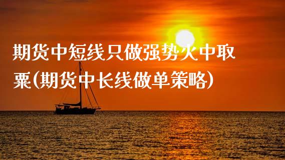 期货中短线只做强势火中取粟(期货中长线做单策略)_https://www.xmqjcw.com_期货百科_第1张