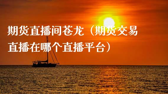 期货直播间苍龙（期货交易直播在哪个直播平台）_https://www.xmqjcw.com_期货投资_第1张