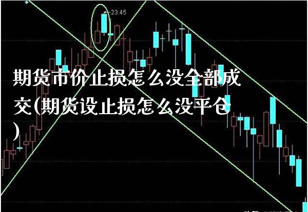 期货市价止损怎么没全部成交(期货设止损怎么没平仓)_https://www.xmqjcw.com_期货百科_第1张