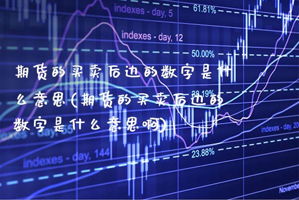 期货的买卖后边的数字是什么意思(期货的买卖后边的数字是什么意思啊)_https://www.xmqjcw.com_期货直播室_第1张