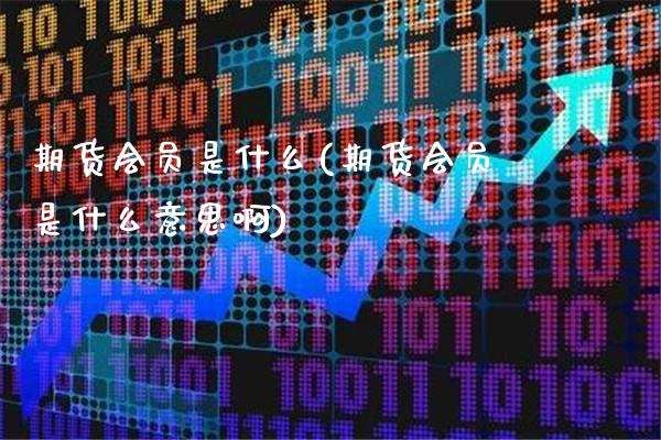 期货会员是什么(期货会员是什么意思啊)_https://www.xmqjcw.com_期货行情_第1张