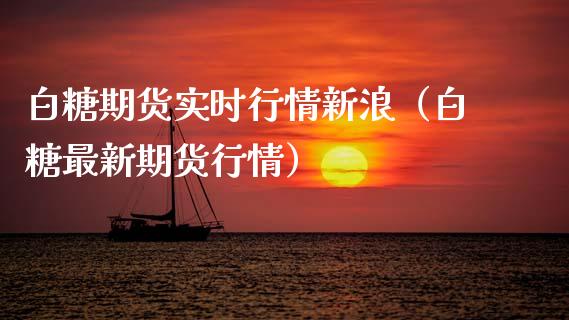 白糖期货实时行情新浪（白糖最新期货行情）_https://www.xmqjcw.com_期货投资_第1张