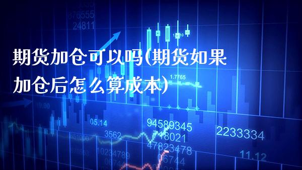期货加仓可以吗(期货如果加仓后怎么算成本)_https://www.xmqjcw.com_期货百科_第1张