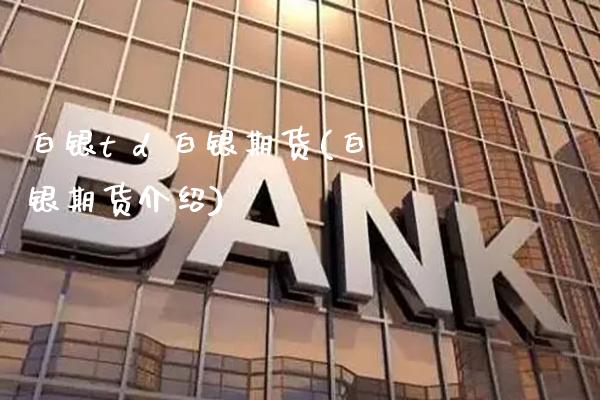 白银t d 白银期货(白银期货介绍)_https://www.xmqjcw.com_期货投资_第1张