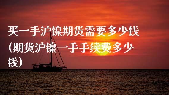 买一手沪镍期货需要多少钱(期货沪镍一手手续费多少钱)_https://www.xmqjcw.com_期货行情_第1张