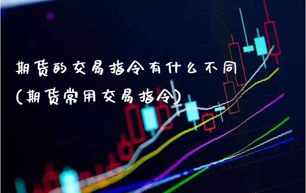 期货的交易指令有什么不同(期货常用交易指令)_https://www.xmqjcw.com_期货百科_第1张