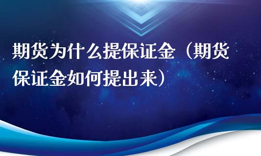 期货为什么提保证金（期货保证金如何提出来）_https://www.xmqjcw.com_期货开户_第1张