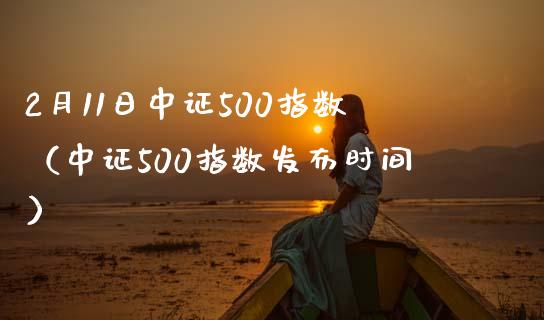 2月11日中证500指数（中证500指数发布时间）_https://www.xmqjcw.com_期货直播室_第1张