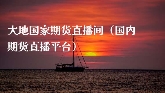 大地国家期货直播间（国内期货直播平台）_https://www.xmqjcw.com_期货投资_第1张