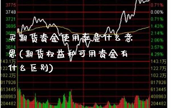 买期货资金使用率是什么意思(期货权益和可用资金有什么区别)_https://www.xmqjcw.com_期货百科_第1张