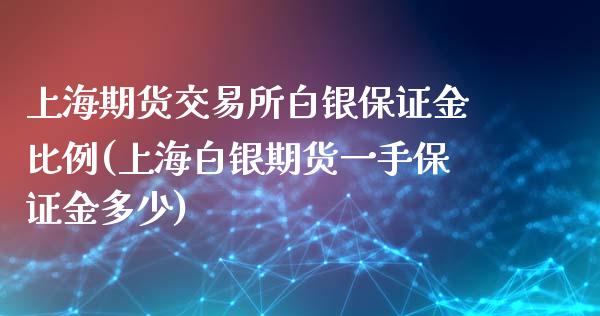 上海期货交易所白银保证金比例(上海白银期货一手保证金多少)_https://www.xmqjcw.com_期货投资_第1张