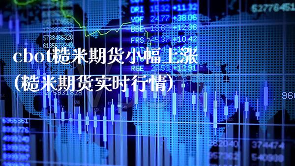 cbot糙米期货小幅上涨(糙米期货实时行情)_https://www.xmqjcw.com_股票投资_第1张