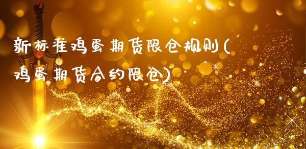新标准鸡蛋期货限仓规则(鸡蛋期货合约限仓)_https://www.xmqjcw.com_期货开户_第1张