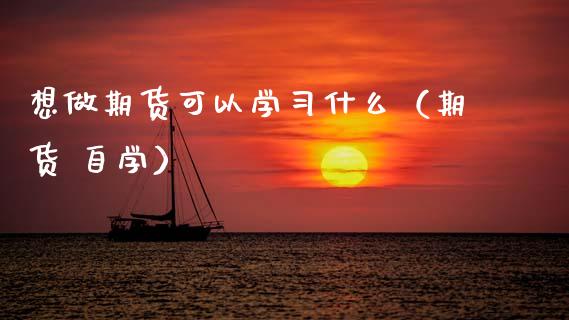 想做期货可以学什么（期货 自学）_https://www.xmqjcw.com_期货直播室_第1张
