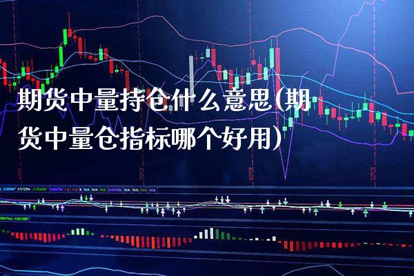 期货中量持仓什么意思(期货中量仓指标哪个好用)_https://www.xmqjcw.com_期货百科_第1张