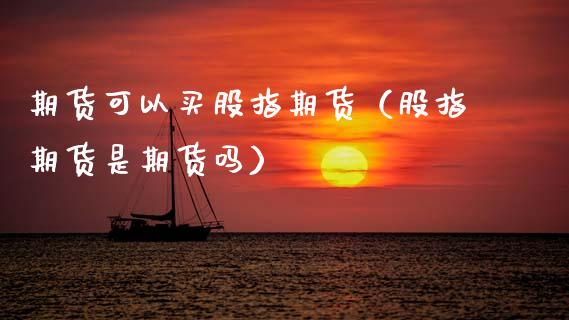 期货可以买股指期货（股指期货是期货吗）_https://www.xmqjcw.com_期货直播室_第1张