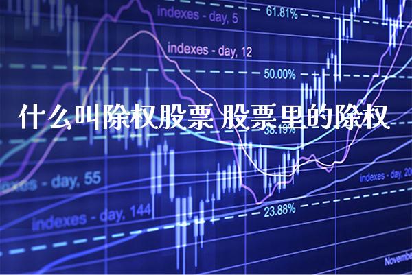 什么叫除权股票 股票里的除权_https://www.xmqjcw.com_股票投资_第1张