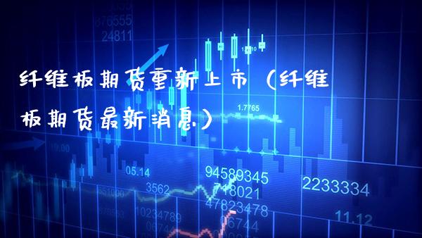 纤维板期货重新上市（纤维板期货最新消息）_https://www.xmqjcw.com_期货投资_第1张
