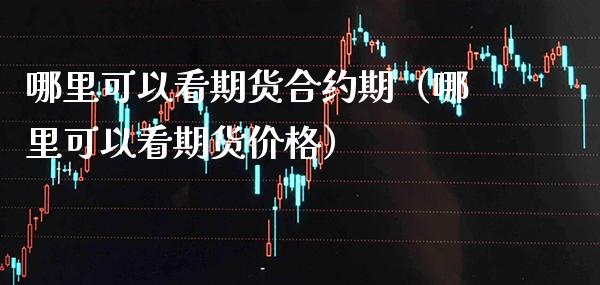 哪里可以看期货合约期（哪里可以看期货价格）_https://www.xmqjcw.com_期货直播室_第1张