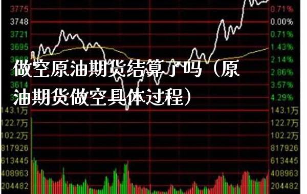 做空原油期货结算了吗（原油期货做空具体过程）_https://www.xmqjcw.com_期货直播室_第1张