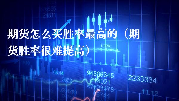 期货怎么买胜率最高的（期货胜率很难提高）_https://www.xmqjcw.com_期货投资_第1张