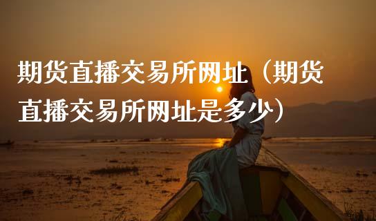 期货直播交易所网址（期货直播交易所网址是多少）_https://www.xmqjcw.com_期货开户_第1张