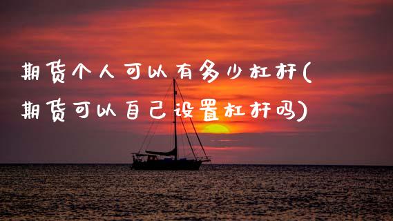 期货个人可以有多少杠杆(期货可以自己设置杠杆吗)_https://www.xmqjcw.com_期货直播室_第1张