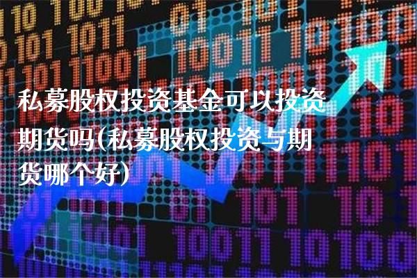 私募股权投资基金可以投资期货吗(私募股权投资与期货哪个好)_https://www.xmqjcw.com_期货投资_第1张