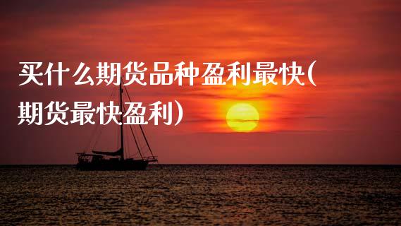 买什么期货品种盈利最快(期货最快盈利)_https://www.xmqjcw.com_基金理财_第1张