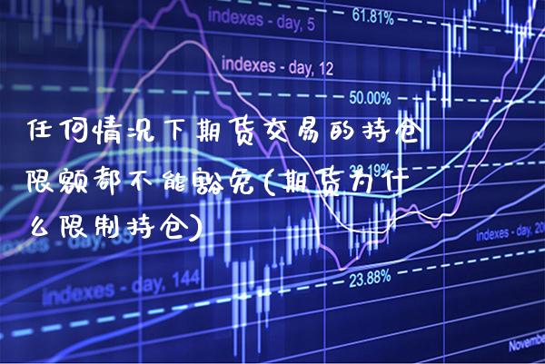 任何情况下期货交易的持仓限额都不能豁免(期货为什么**持仓)_https://www.xmqjcw.com_期货投资_第1张