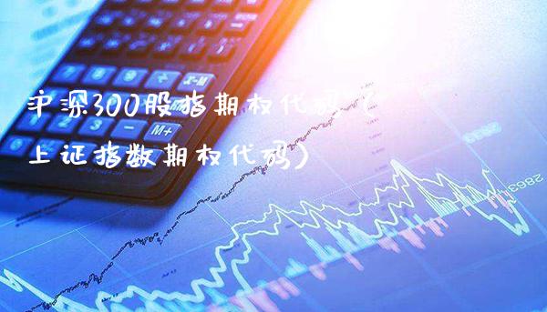 沪深300股指期权代码（上证指数期权代码）_https://www.xmqjcw.com_期货投资_第1张