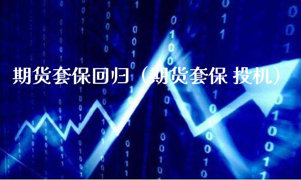 期货套保回归（期货套保 投机）_https://www.xmqjcw.com_期货投资_第1张