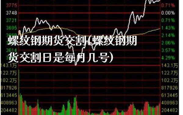 螺纹钢期货交割(螺纹钢期货交割日是每月几号)_https://www.xmqjcw.com_期货投资_第1张