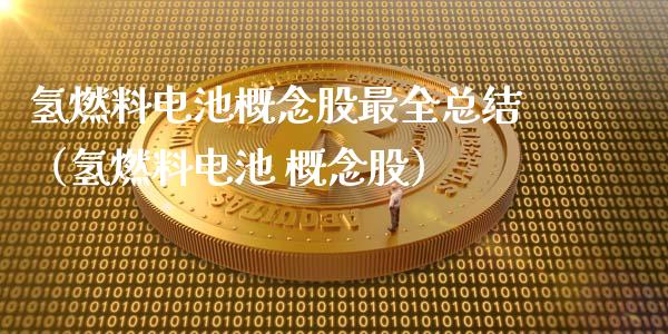 氢燃料电池概念股最全总结（氢燃料电池 概念股）_https://www.xmqjcw.com_股票投资_第1张