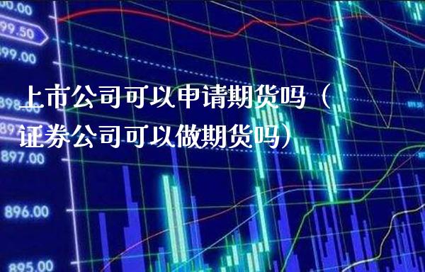 上市公司可以申请期货吗（证券公司可以做期货吗）_https://www.xmqjcw.com_期货投资_第1张
