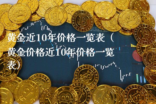 黄金近10年价格一览表（黄金价格近10年价格一览表）_https://www.xmqjcw.com_期货行情_第1张