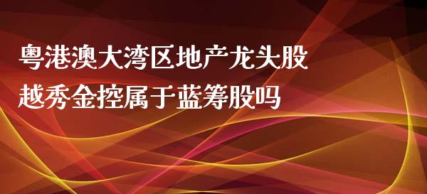 粤港澳大湾区地产龙头股 越秀金控属于蓝筹股吗_https://www.xmqjcw.com_股票投资_第1张