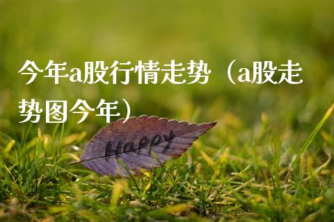 今年a股行情走势（a股走势图今年）_https://www.xmqjcw.com_期货投资_第1张