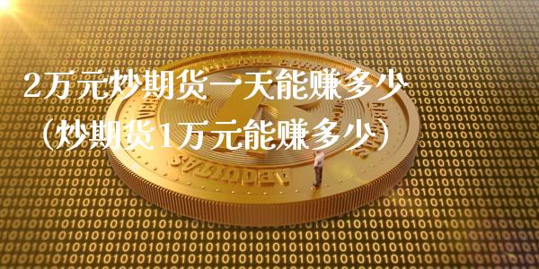 2万元炒期货一天能赚多少（炒期货1万元能赚多少）_https://www.xmqjcw.com_期货直播室_第1张